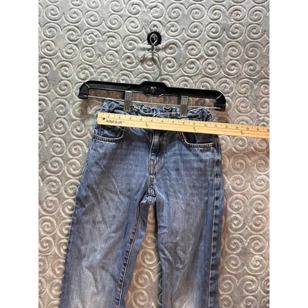 The Childrens Place Kids Jeans Size 8 Bootcut Blue Denim‎ Adjustable Waist
